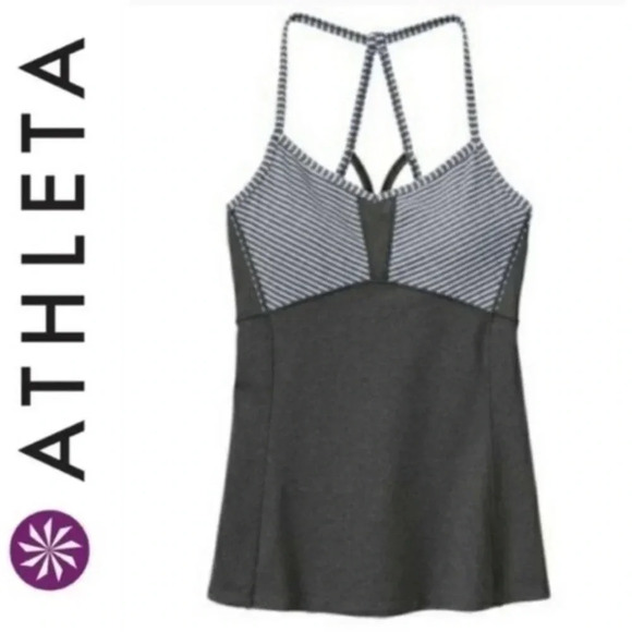 Athleta Fulfillment Tank in Charcoal/Heather Grey small‎ - Picture 1 of 5